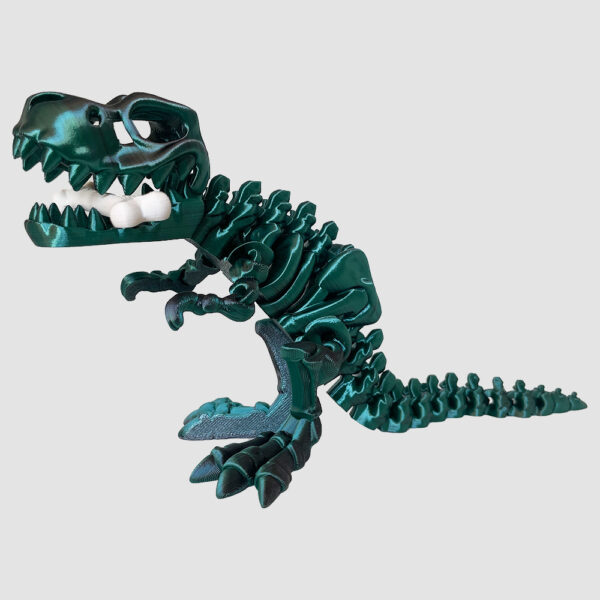 3D tištěný T-rex skeleton flexi