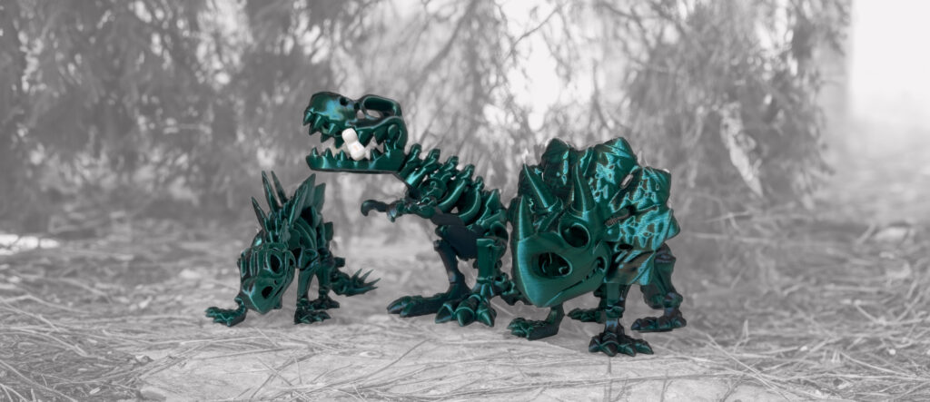 a group of dinosaurs toy